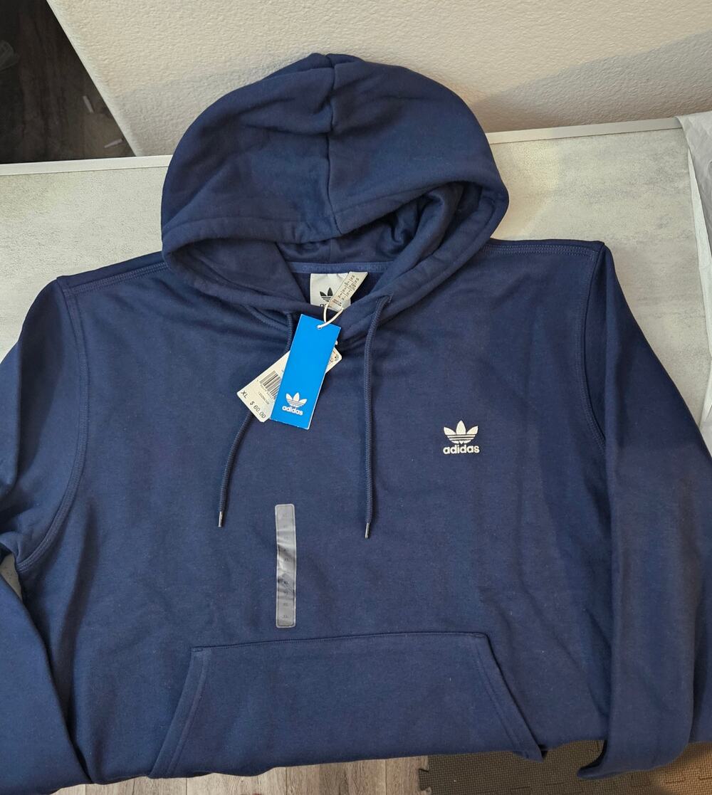 Adidas Originals Trefoil Hoodie – Navy Blue (Size XL)